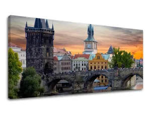 Slike na platnu GRADOVI Panorama - PRAG CZ004E13 (moderne)
