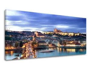 Slike na platnu GRADOVI - PRAG Panorama CZ006E13 (moderne)