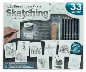 Set za skiciranje Royal & Langnickel AME110 - 33 dijelni (set)