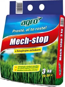 Trávníkové hnojivo Agro STOP MECHU, balení 3 kg