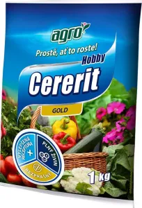 Univerzální zahradnické hnojivo Agro CERERIT hobby gold, balení 1 kg