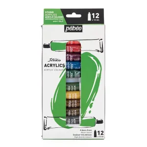 Set akrilnih boja Studio Pebeo 12 x 12 ml (set akrilnih boja)