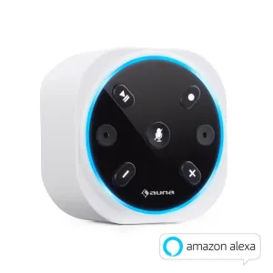 Auna Intelligence Plug, bežićni inteligentni zvučnik, Alexa VoiceControl, glasovna kontrola, BT, bijeli