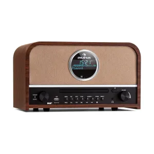 Auna auna Columbia, DAB radio, 60 W, CD player, DAB+/ UKW tuner, USB snimanje, Bluetooth