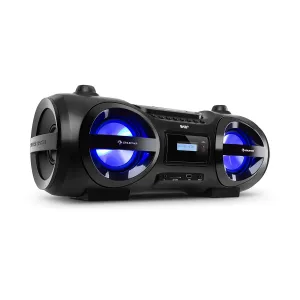 Auna Soundblaster, DAB, Boombox, Bluetooth, CD / MP3 / USB / AUX, DAB + / UKW, LED, 50Wmax