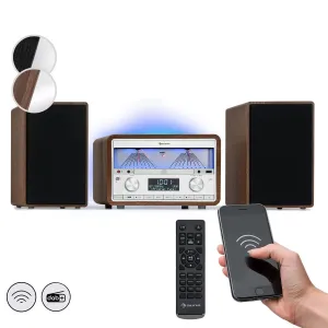 Auna Elton, stereo sustav, CD, BT, MP3, DAB+, FM radio, VU metar, pozadinsko osvjetljenje