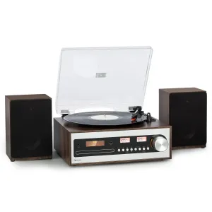 Auna Oxford SE, mini stereo sustav, DAB+/FM, BT funkcija, vinil, CD, AUX-In #5187