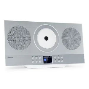Auna Silver Star Swing, vertikalni stereo sustav, CD-HiFi-prijemnik, pojačalo, internet / DAB + / FM radio, CD player, WiFi #4137