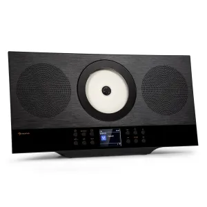 Auna Silver Star Swing, vertikalni stereo sustav, CD-HiFi-prijemnik, pojačalo, internet / DAB + / FM radio, CD player, WiFi