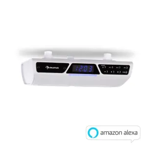 Auna Intelligence, kuhinjski radio, WLAN, Alexa Voice Service, hands-free sustav, bijeli