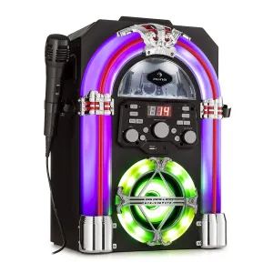 Auna Arizona Sing Jukebox BT USB MP3 CD prehrávač Kábelový mikrofón