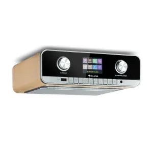 Auna Connect Soundchef MKII, ugrađeni kuhinjski radio, internet radio, DAB+, VHF, 2x3