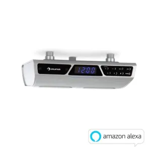 Auna Intelligence, kuhinjski radio, WLAN, Alexa Voice Service, hands-free sustav, srebrni