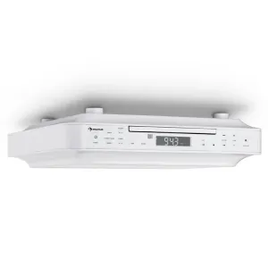 Auna KRCD-100 BT, kuhinjski radio za ugradnju, CD, MP3, radio, bijela boja