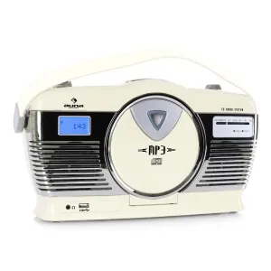 Auna RCD-70 Retro Vintage Prijenosni Radio FM CD/MP3 USB