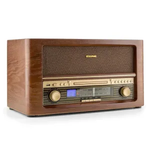 Auna Belle Epoque 1906 retro stereo sustav, CD, USB, MP3, AUX, FM / AM