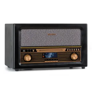 Auna Belle Epoque 1906 DAB, retro stereo sustav, radio, DAB radio, UKW radio, MP3 reprodukcija, BT #5168