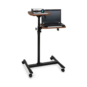 Auna Pro TS-6, stalak za projektor, stol za prijenosno računalo, podesiva visina, 83 - 107 cm, crne boje