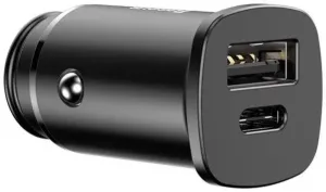 Punjac za auto Baseus Square Car Charger PPS QC4.0 / PD3.0 5A 30W (Black)