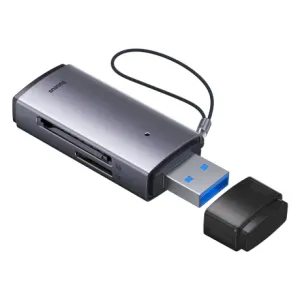 Baseus AirJoy USB čitač kartica SD / TF, siva #362184