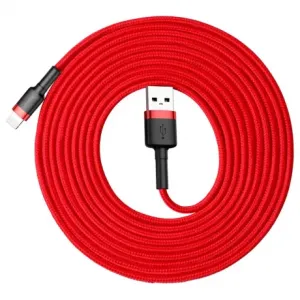 Baseus Cafule kabel USB / Lightning QC 3.0 2A 3m, crvena