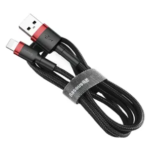 Baseus Cafule kabel USB / Lightning QC3.0 1m, crno/crvena