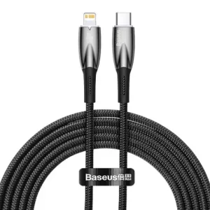 Baseus Glimmer kabel USB-C / Lightning 20W 2m, crno #362234