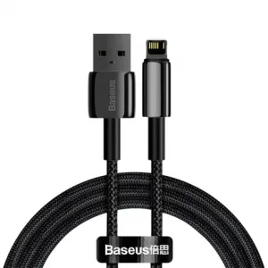 Baseus Tungsten kabel USB / Lightning 2.4A 1m, crno #361993