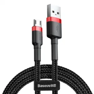 Baseus Cafule kabel USB / micro USB QC 3.0 1.5A 2m, crno/crvena #362297