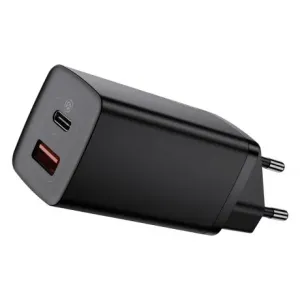 Punjač Baseus GaN2 Lite Quick Travel Charger USB+C 65W EU (black)