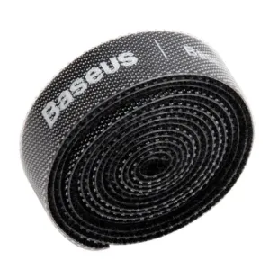 Remen Baseus Colourful Circle Velcro Straps 1m Black