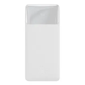 Baseus Bipow Power Bank 10000mAh 2x USB / USB-C / micro USB 15W, bijela