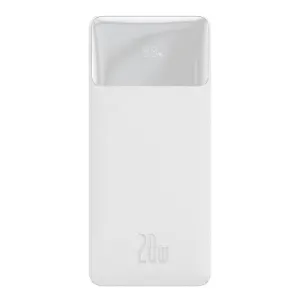 Baseus Bipow Power Bank 20000mAh 2x USB / USB-C QC PD 20W, bijela #362058