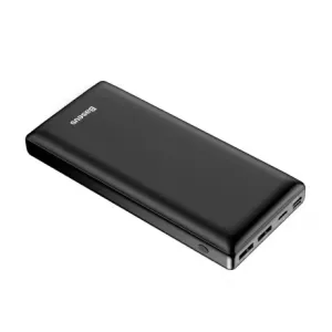 Baseus Mini JA Power Bank 30000mAh USB / USB-C PD / micro USB / Lightning 3A, crno #362318