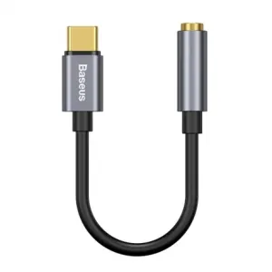 Baseus L54 adapter USB-C / 3.5mm mini jack, siva