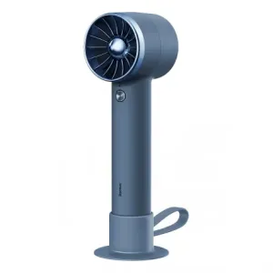 Baseus Flyer Turbine ručni / stolni ventilator + kabel USB / USB-C, plava #362160