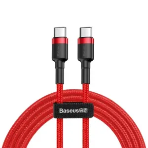 Baseus Cafule kabel USB-C / USB-C 60W QC 3.0 1m, crvena #362305