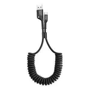 Baseus Fish Eye Spring kabel USB / USB-C 2A 1m, crno #362303