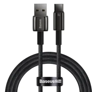 Baseus Tungsten kabel USB / USB-C 100W 1m, crno