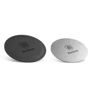Baseus 2x kmetalna ploča za magnetski držač mobitela za auto, srebro #362148