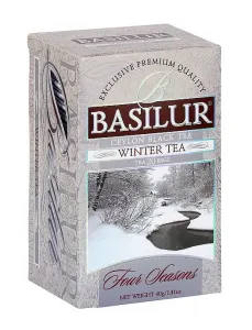 Černý čaj, Basilur Four Seasons Winter Tea, porcovaný s přebalem, 20 sáčků