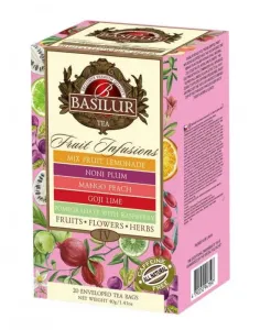 Mix ovocných čajů, Basilur Fruit Infusions Vol. 4, porcovaný s přebalem, 20 sáčků