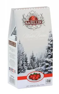 Aromatizovaný černý čaj, Basilur Winter Berries Lingonberries, sypaný, 100 g