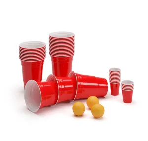 BeerCup Federer Ultimate Beer Pong party paket, Red Cups, Shot Cups, uključujući lopte #4430