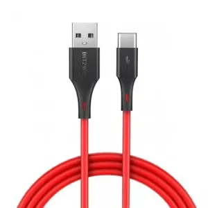 Blitzwolf BW-TC15 kabel USB / USB-C 3A 1.8m, crvena #362362