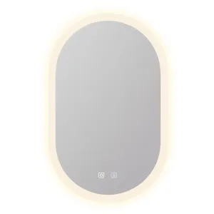 Blumfeldt Caledonian, LED kupaonsko ogledalo, IP44 LED dizajn, 3 temperature boje, 45 x 80 cm, mogućnost prigušivanja, funkcija protiv magljenja, tipka na dodir