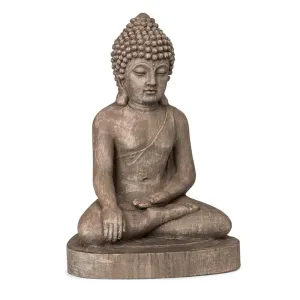Blumfeldt Gautama, vrtna skulptura, 43 x 61 x 34 cm, fibreclay, smeđa