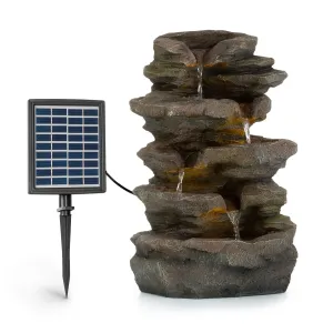 Blumfeldt Stonehenge, solarna fontana, LED rasvjeta, polyresin, litij-ionska baterija