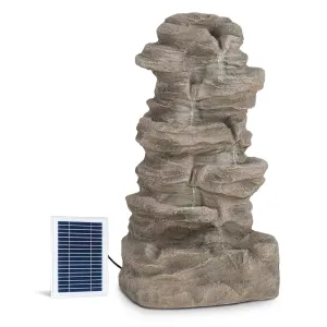 Blumfeldt Stonehenge XL, solarna fontana, LED rasvjeta, poliresin, litij-ionska baterija #5336