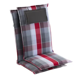 Blumfeldt Donau, jastuk za stolicu, visoki naslon, za vrtnu stolice, poliester, 50 × 120 × 6 cm, 1 x jastuk #3615